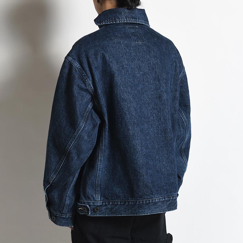 SELVEDGE DENIM JACKET -INDIGO (USED FINISH)-