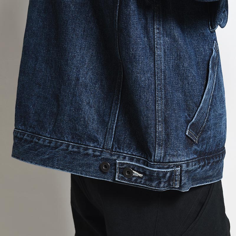 SELVEDGE DENIM JACKET -INDIGO (USED FINISH)-