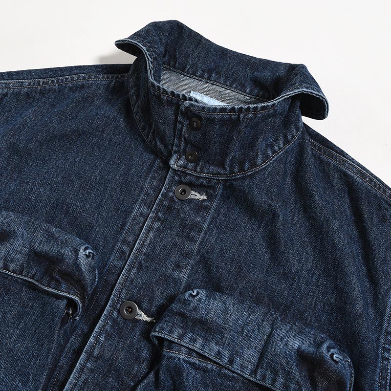 SELVEDGE DENIM JACKET -INDIGO (USED FINISH)-