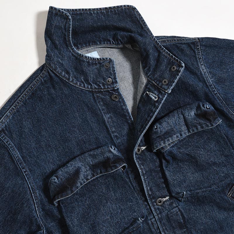 SELVEDGE DENIM JACKET -INDIGO (USED FINISH)-