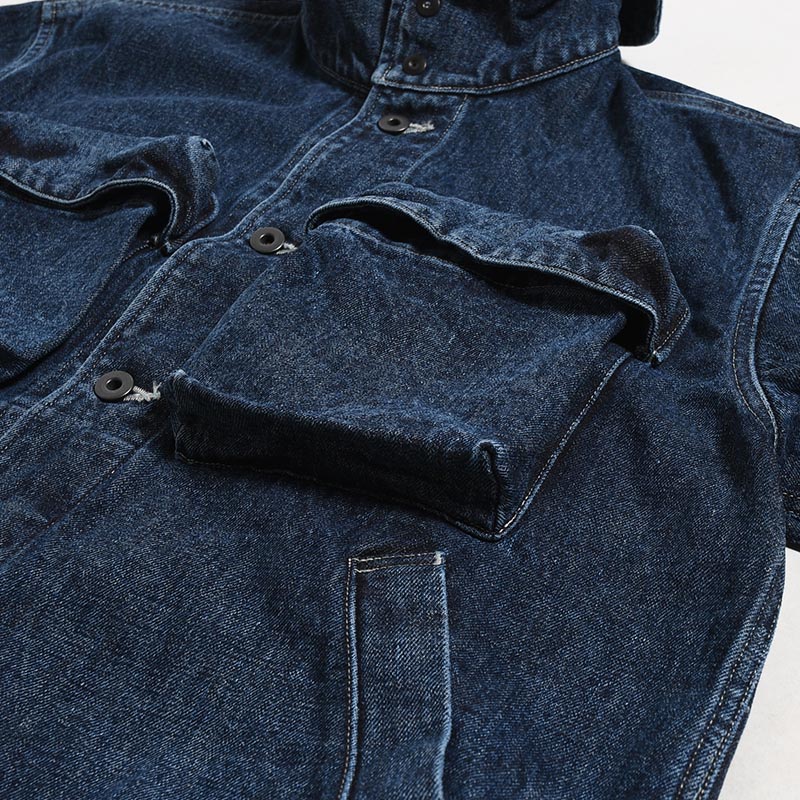 SELVEDGE DENIM JACKET -INDIGO (USED FINISH)-