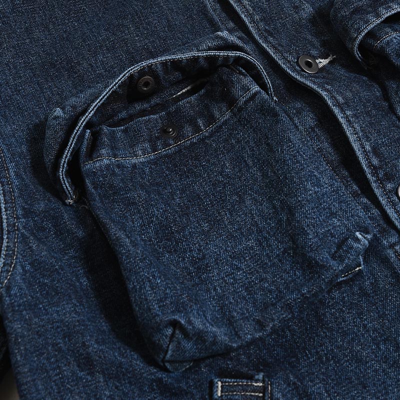 SELVEDGE DENIM JACKET -INDIGO (USED FINISH)-