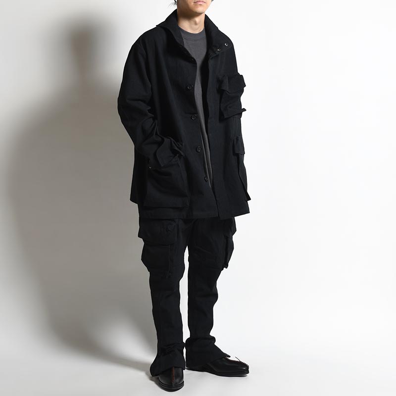 STEREOSCOPIC POCKET JACKET -BLACK-