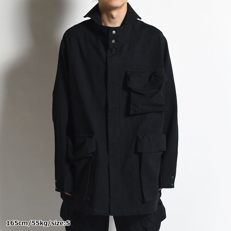 STEREOSCOPIC POCKET JACKET -BLACK-