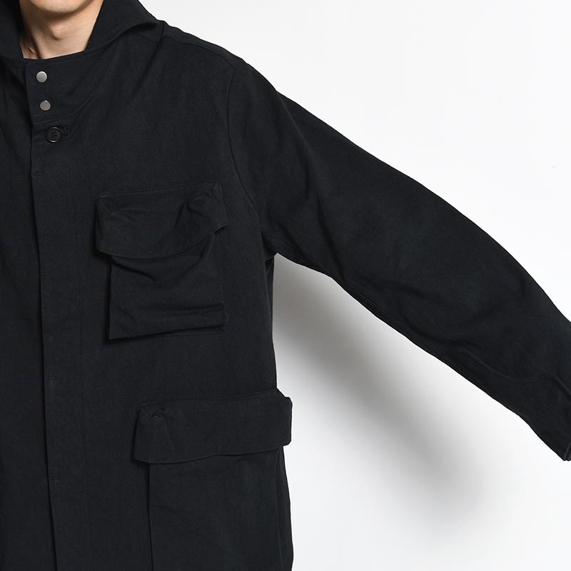 STEREOSCOPIC POCKET JACKET -BLACK-