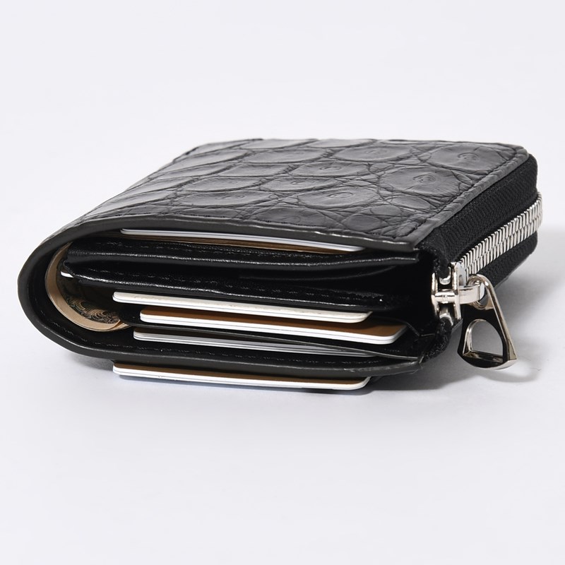 CRISTY VERY COMPACT WLT.5 / CROCO -BLACK-