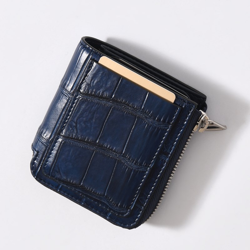 CRISTY VERY COMPACT WLT.5 / AI CROCO -INDIGO-