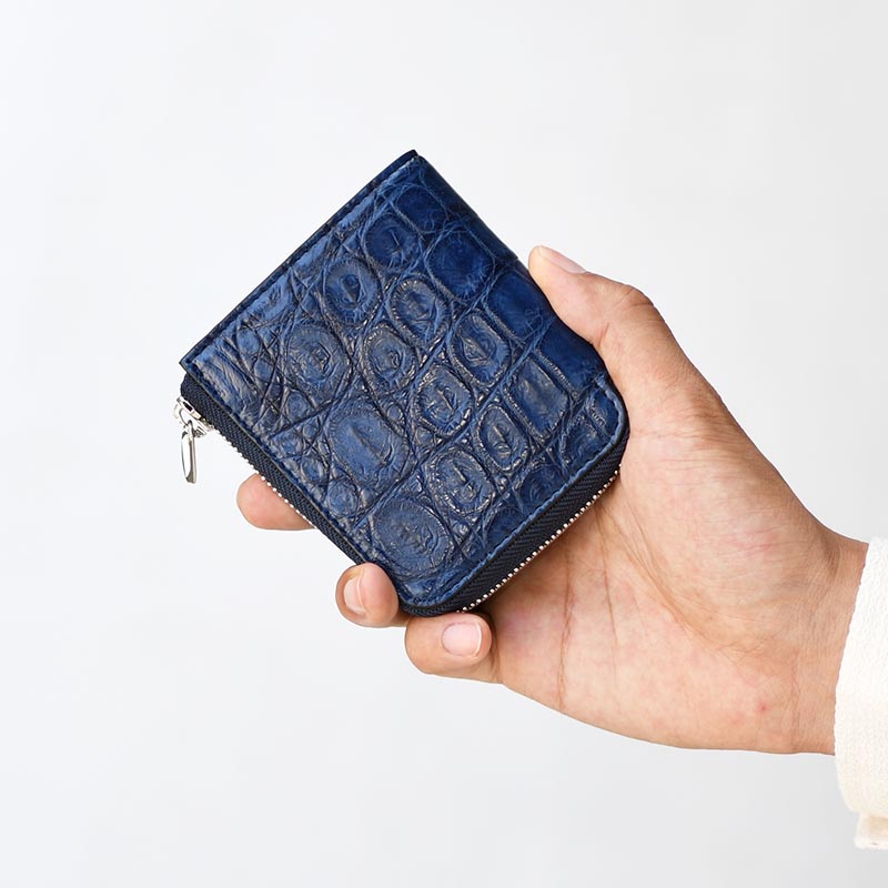 CRISTY VERY COMPACT WLT.5 / AI CROCO -INDIGO-