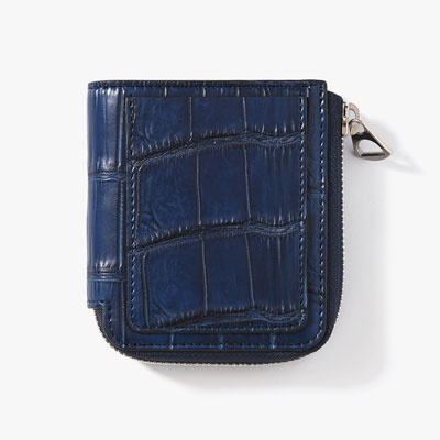 CRISTY VERY COMPACT WLT.5 / AI CROCO -INDIGO-