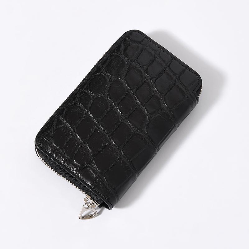 CRISTY SMART MID WLT .5 / CROCO -BLACK-