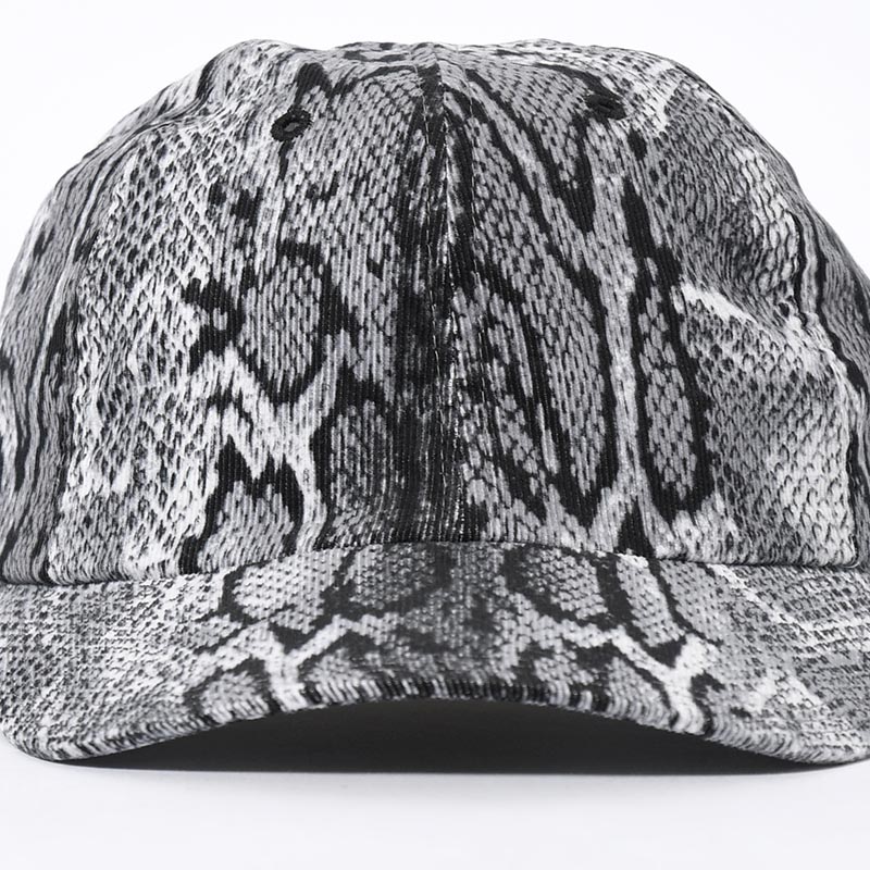 PRINT CORDS CURVED VISOR CAP "GIBSON" -PYTHON-