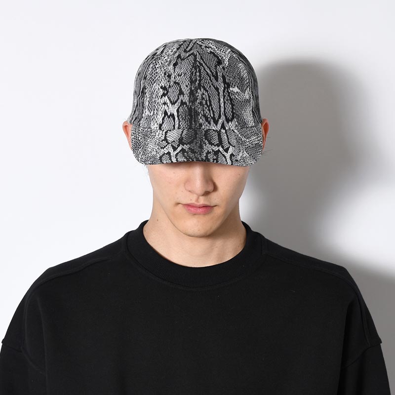 PRINT CORDS CURVED VISOR CAP "GIBSON" -PYTHON-