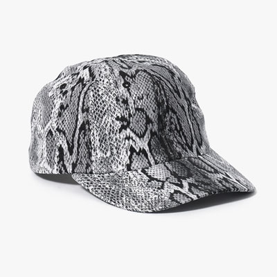 PRINT CORDS CURVED VISOR CAP "GIBSON" -PYTHON-