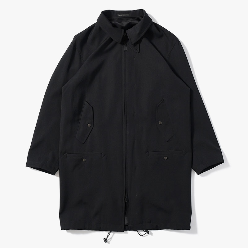 WOOL GABARDINE N3B JACKET -BLACK-