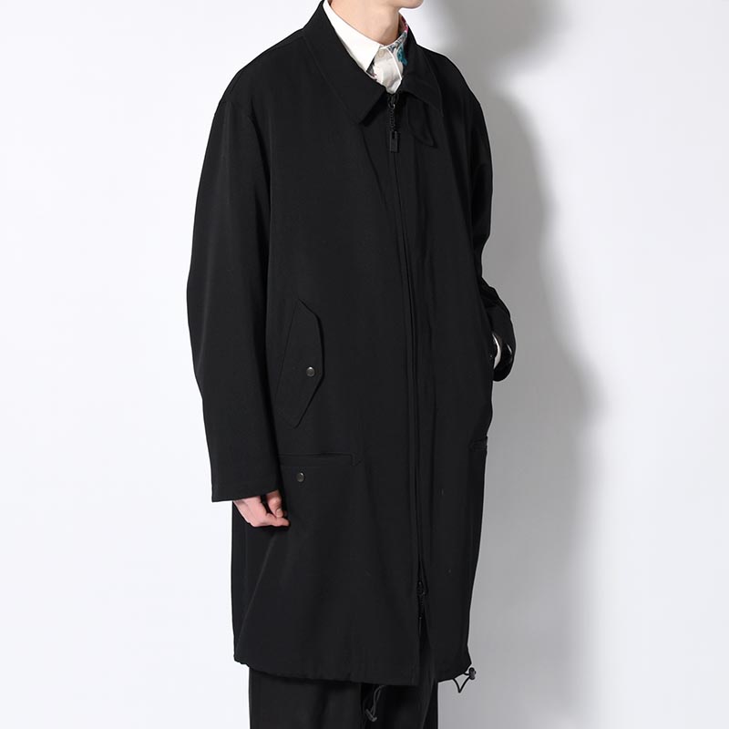 WOOL GABARDINE N3B JACKET -BLACK-