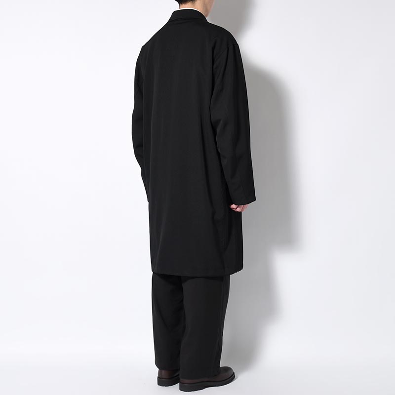 WOOL GABARDINE N3B JACKET -BLACK-