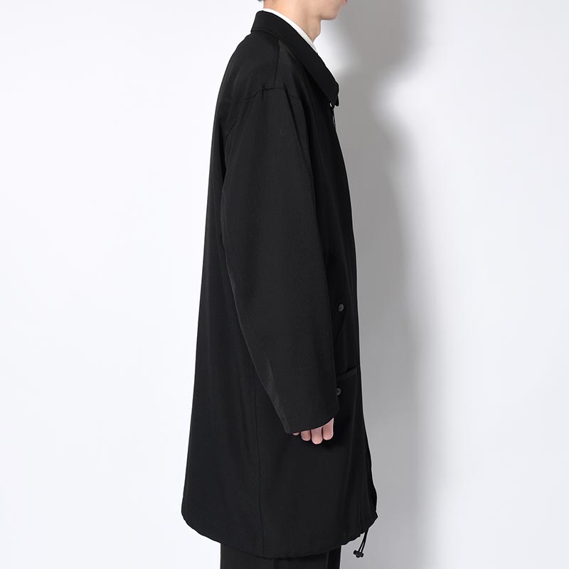 WOOL GABARDINE N3B JACKET -BLACK-