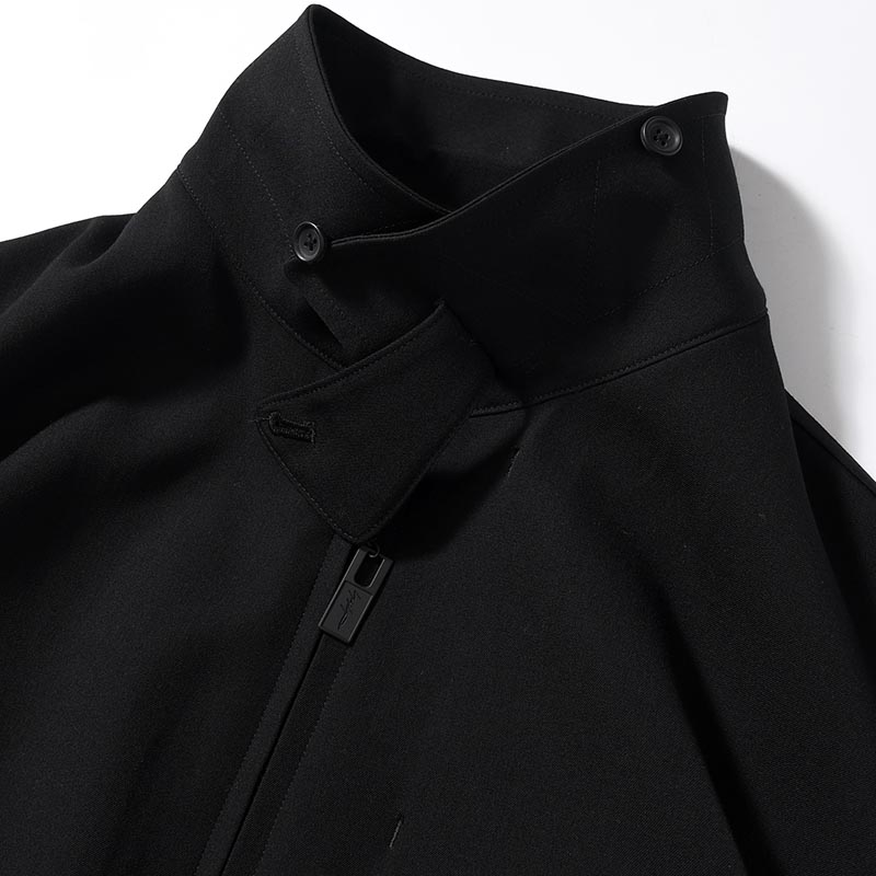 WOOL GABARDINE N3B JACKET -BLACK-