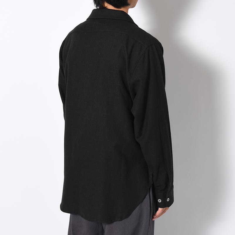 MIX BUTTON ZIP SHIRT -3.COLOR-