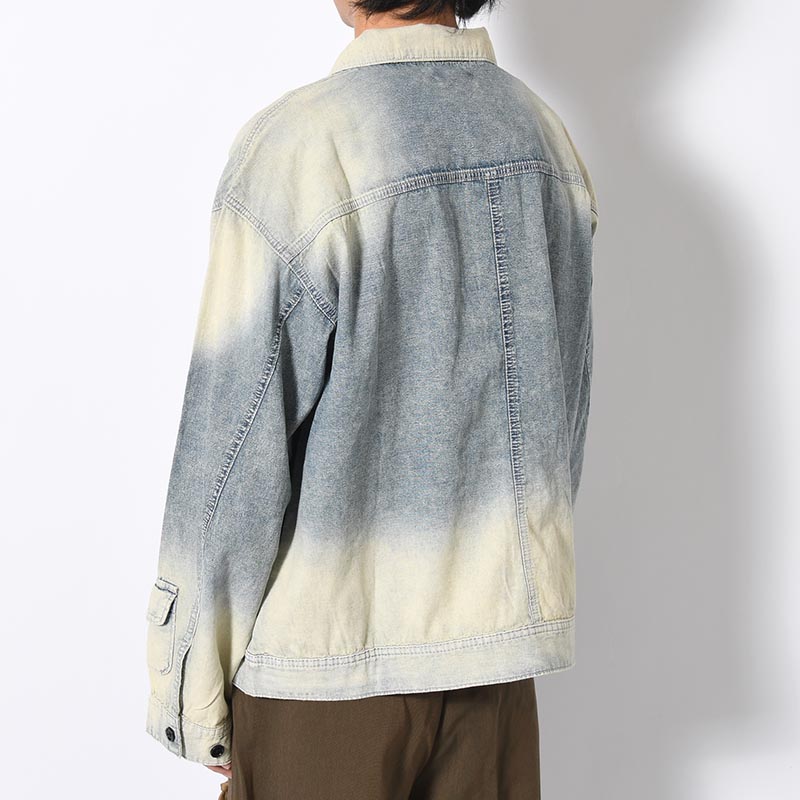 VINTAGE WASH CHAMBRAY JACKET -3.COLOR-