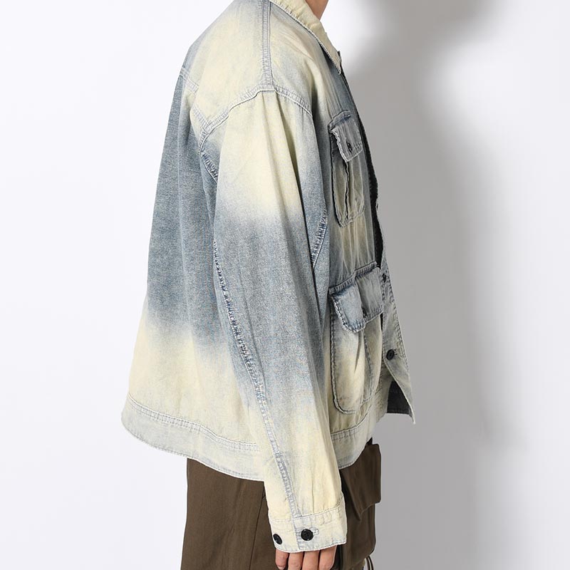 VINTAGE WASH CHAMBRAY JACKET -3.COLOR-