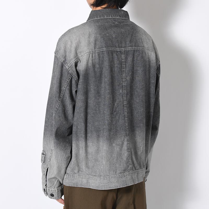 VINTAGE WASH CHAMBRAY JACKET -3.COLOR-