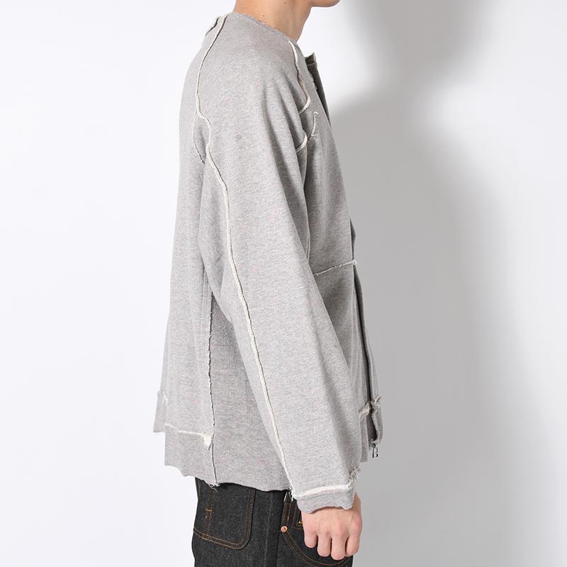 ZIP CREW SWEAT BLOUSON -3.COLOR-