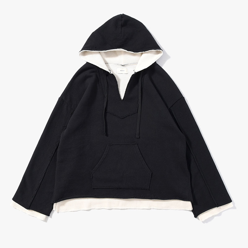 MEXICAN LAYER HOODIE -3.COLOR-(BLACK)