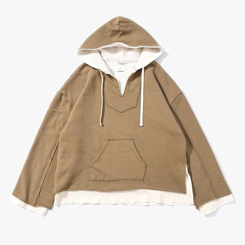 MEXICAN LAYER HOODIE -3.COLOR-(KHAKI)