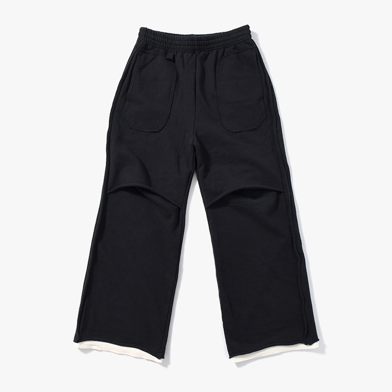 LAYER SWEAT PANTS -3.COLOR-(BLACK)