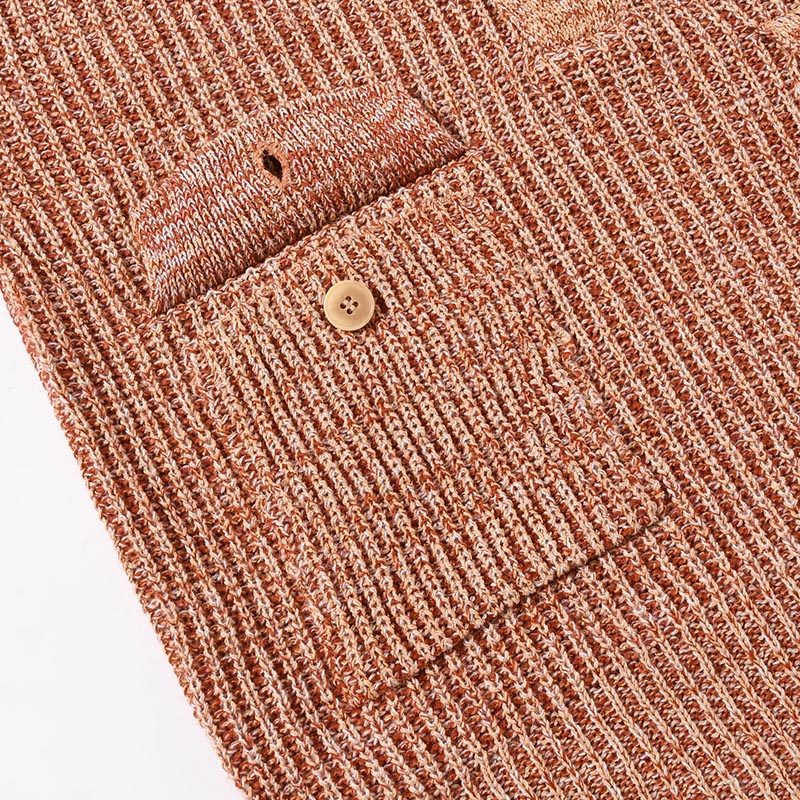 HENRY NECK POCKET KNIT -3.COLOR-