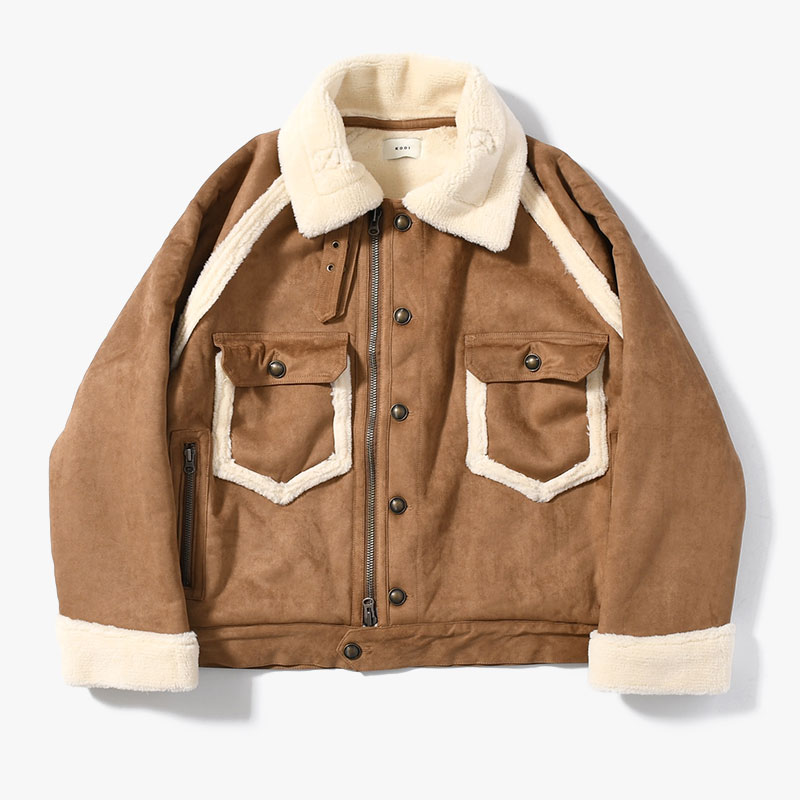 NOBLE MOUTON JACKET -3.COLOR-(BEIGE)