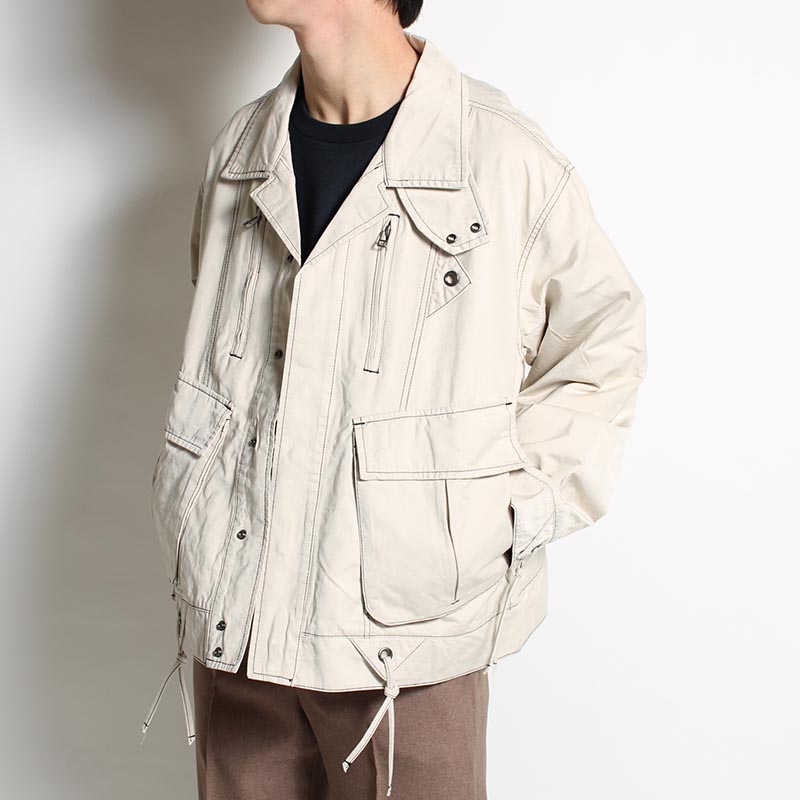STITCH MILITARY JACKET -3.COLOR-