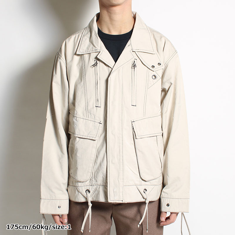 STITCH MILITARY JACKET -3.COLOR-