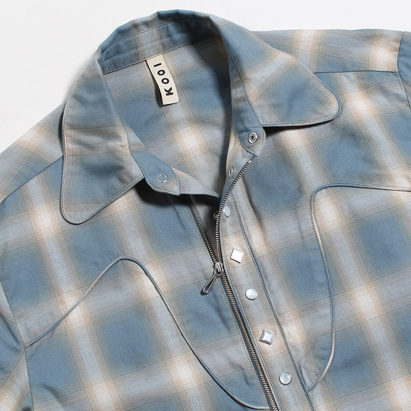 EXCESS WESTERN SHIRT CHECK -2.COLOR-