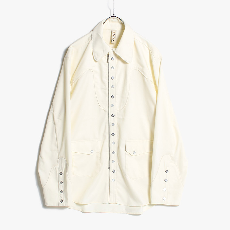 EXCESS WESTERN SHIRT -2.COLOR-(WHITE)