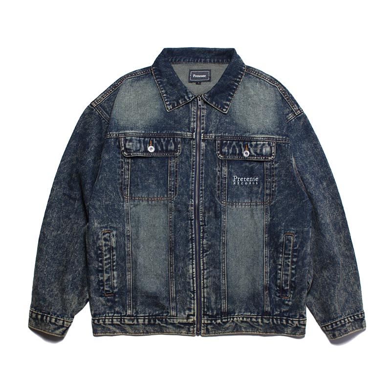 Denim Zip Jacket -2.COLOR-