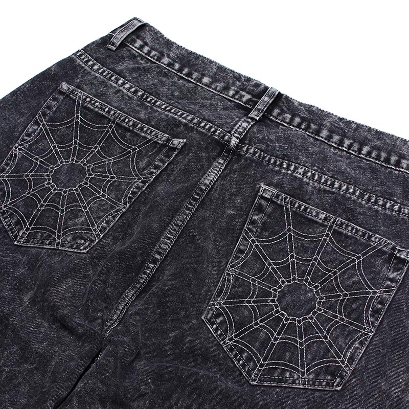 Spiderweb Denim Pants -2.COLOR-