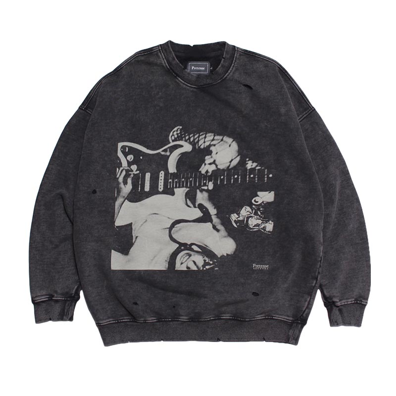 Depth3 Sweatshirt -BLACK-