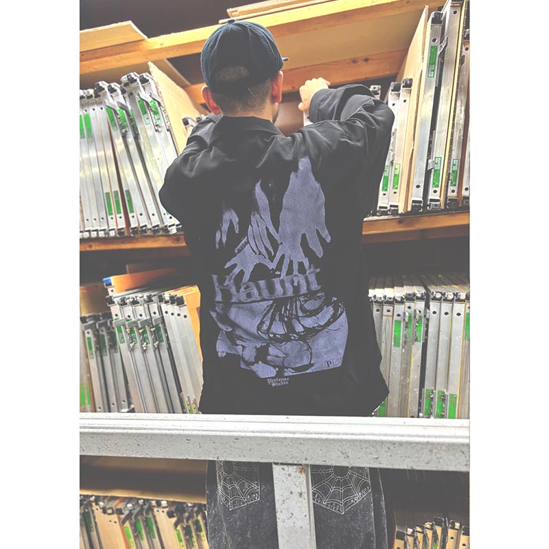 Haunt jacket -BLACK-