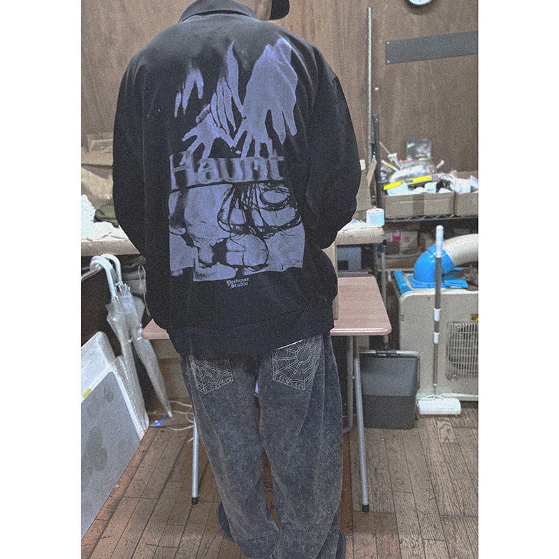 Haunt jacket -BLACK-