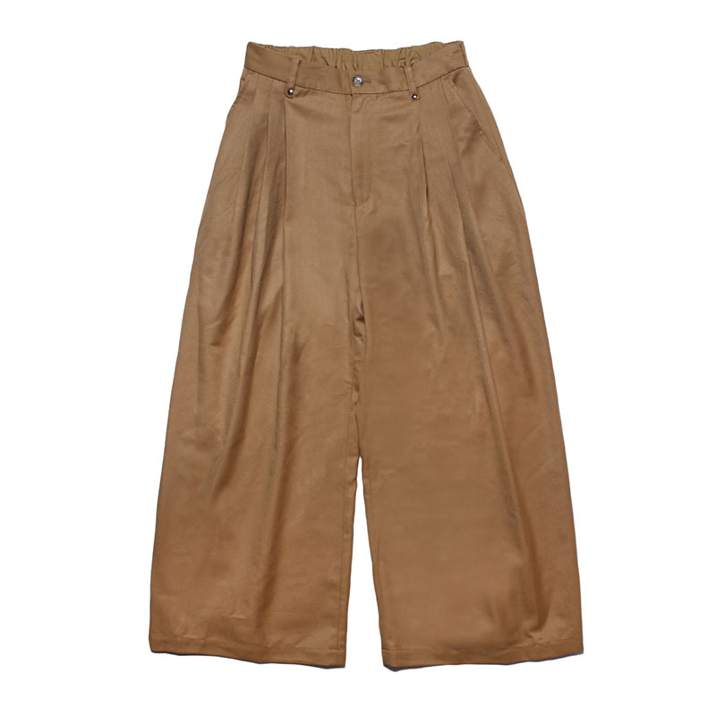 3TUCK TROUSERS -2.COLOR-(BROWN)