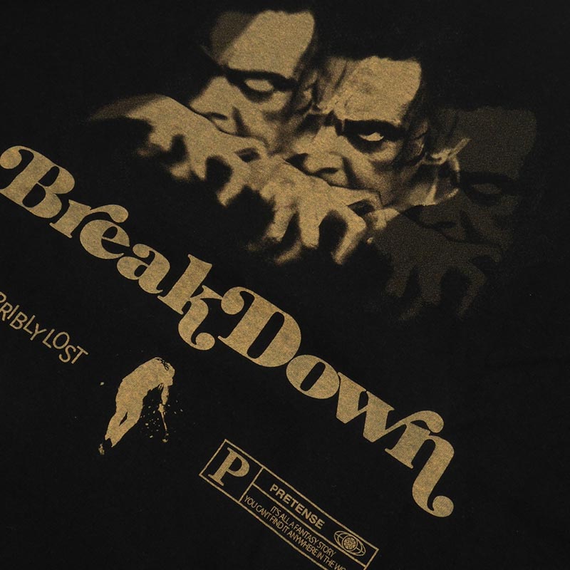 Break Down TEE -BLACK-