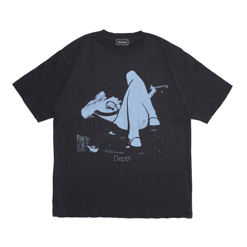 Damaged Depth TEE -BLACK-