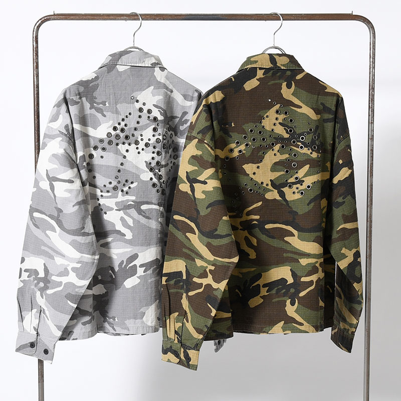 CAMO L/S SHIRT -2.COLOR-