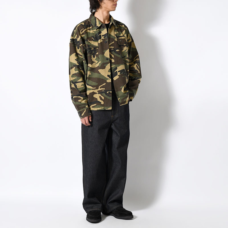 CAMO L/S SHIRT -2.COLOR-