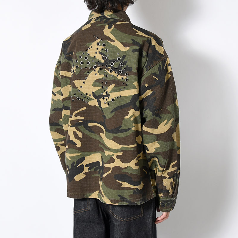 CAMO L/S SHIRT -2.COLOR-