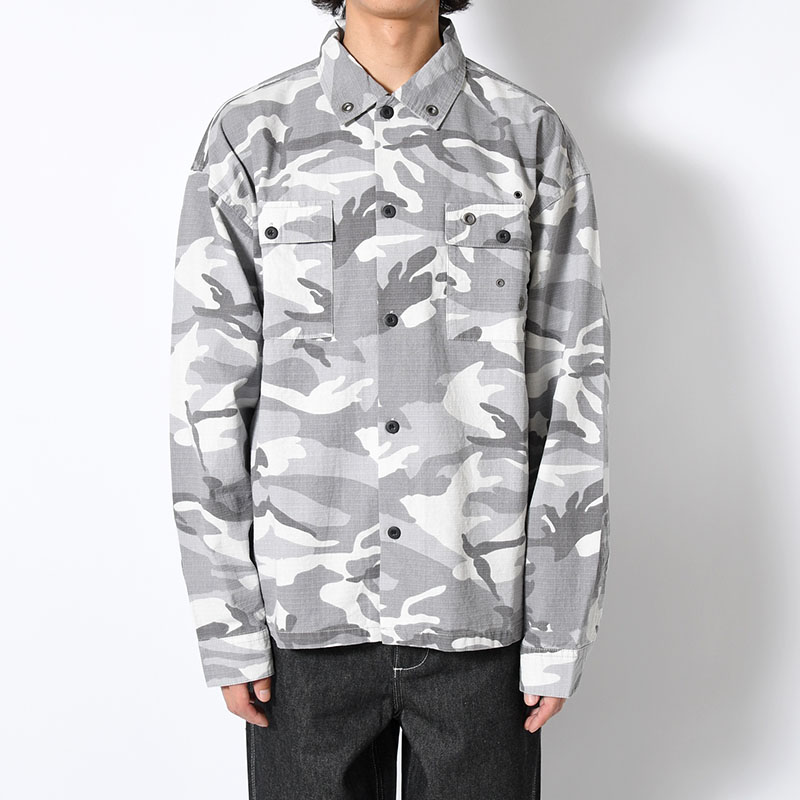 CAMO L/S SHIRT -2.COLOR-