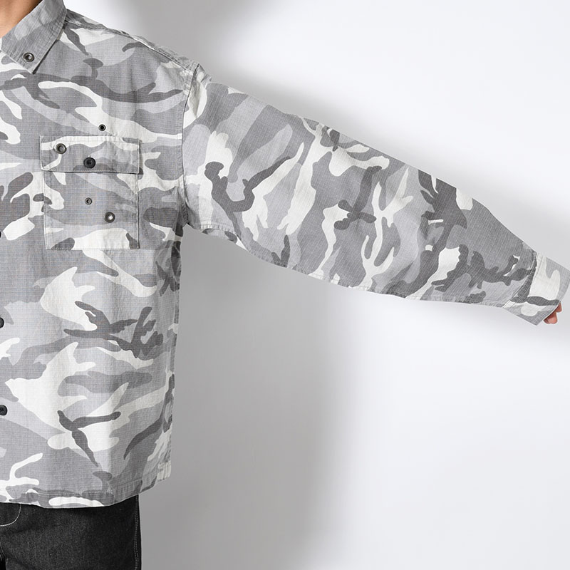 CAMO L/S SHIRT -2.COLOR-