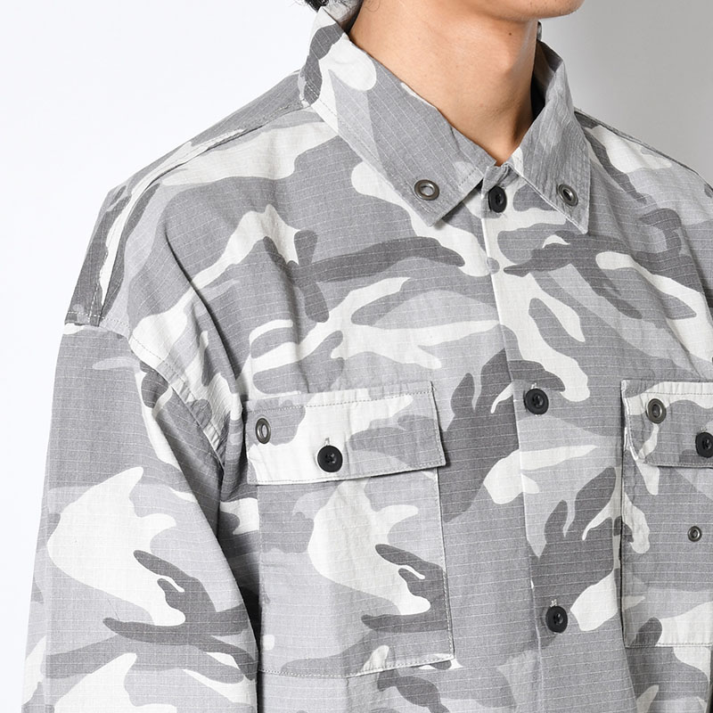 CAMO L/S SHIRT -2.COLOR-